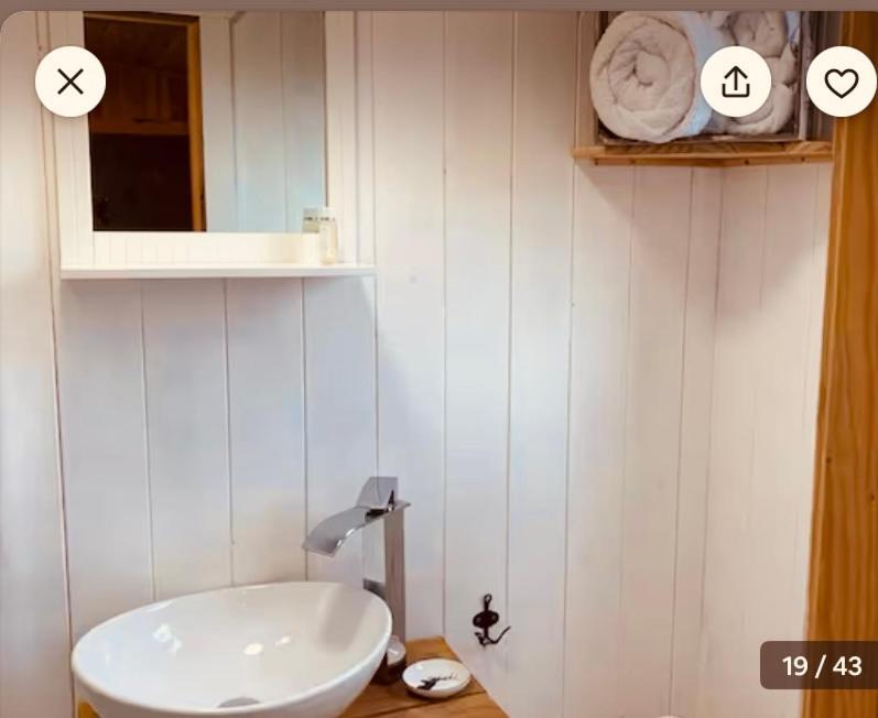 Sheepwash Shepherds Hut Bebside Esterno foto